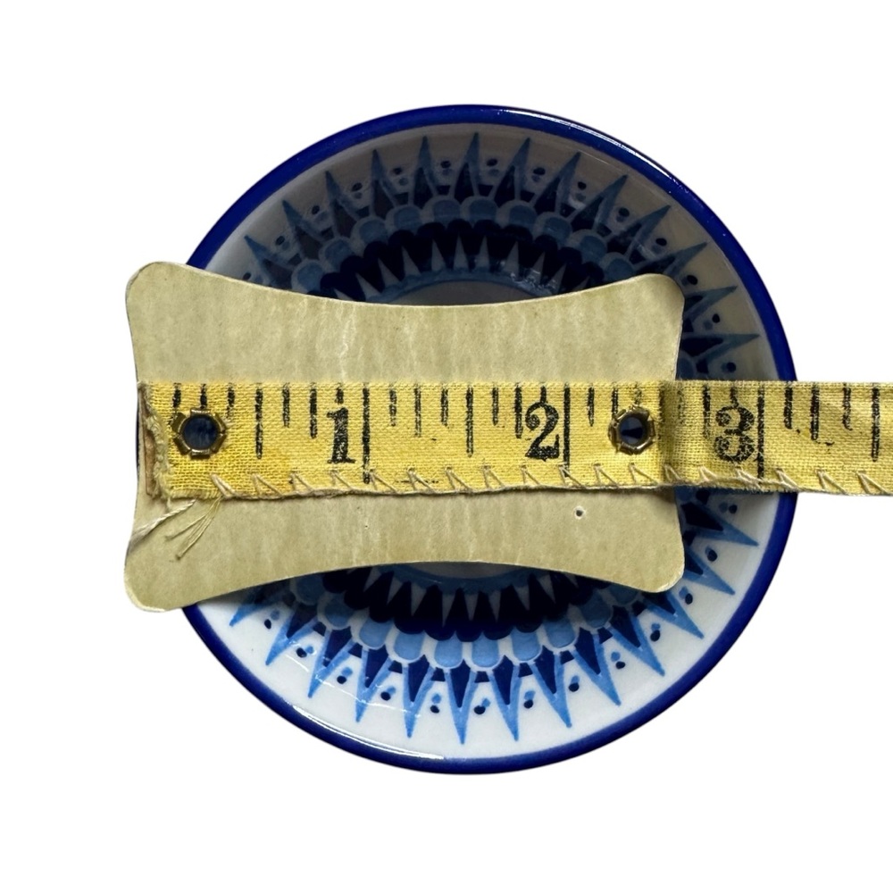 Set of Four Don Julio Small Blue White Salsa Bowls Hand Painted - Picture 3 of 3